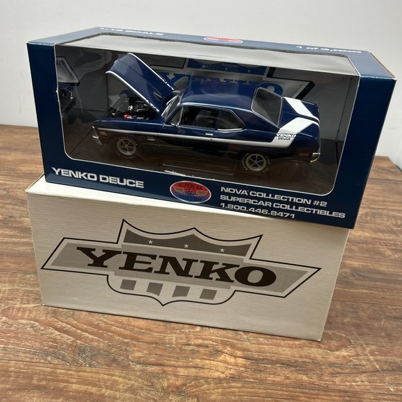 GMP Supercar Collectible 1970 Chevy Yenko Deuce Nova 350 1:18 Diecast Car Blue * - Picture 1 of 13